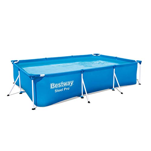 Steel Pro Frame Pool ohne Pumpe, eckig, 300 x 201 x 66 cm
