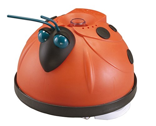 Steinbach-80107-HAYWARD Magic Clean Schwimmbadreiniger, inkl. 9,6 m Spezialschlauch, orange