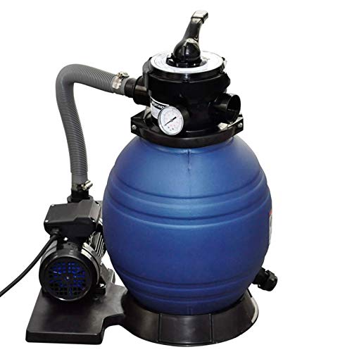 vidaXL Sandfilteranlage mit Pumpe 400W 11000L/h Pool Sandfilter Filterkessel
